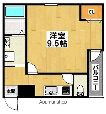 フジパレス堺南長尾3番館(1K/2階)の間取り写真