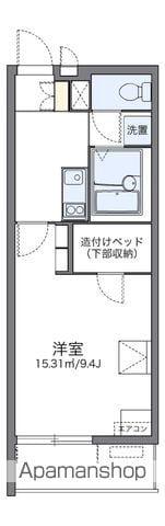 レオパレス小松駅東(1K/3階)の間取り写真