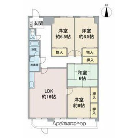 エレガンスマインⅢ(4LDK/1階)の間取り写真