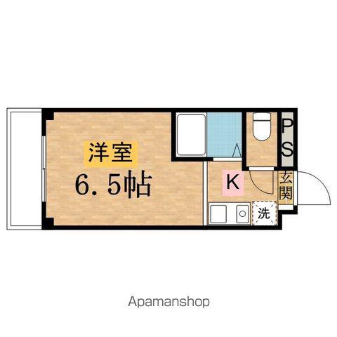KFパレス(ワンルーム/4階)の間取り写真