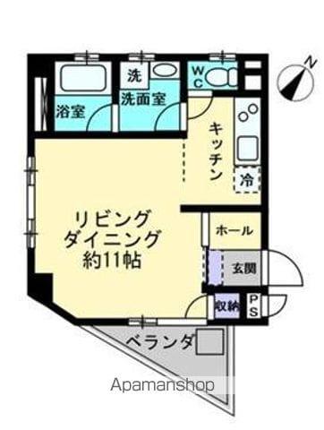 LEA OLIVE中央通(ワンルーム/4階)の間取り写真