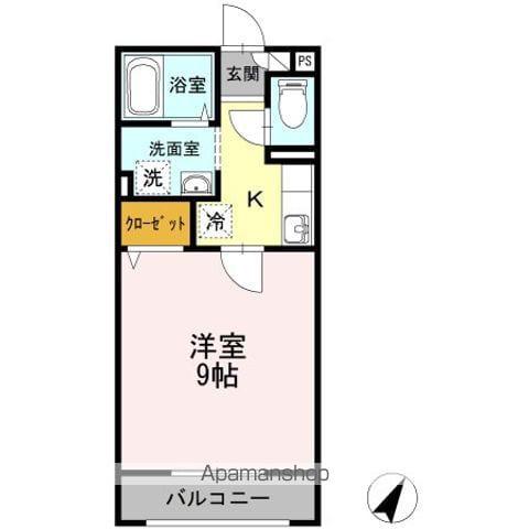 ロイヤルコートM(1K/3階)の間取り写真