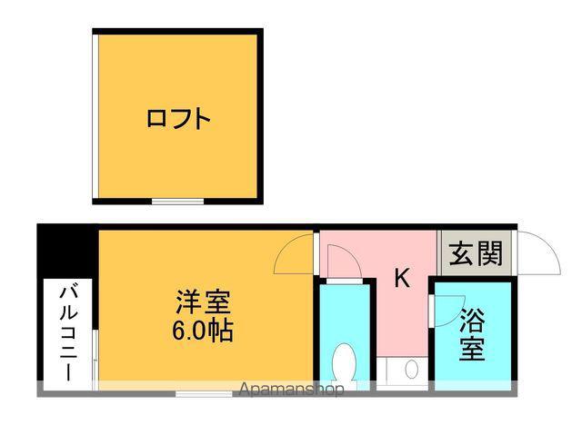 新日本パレス前原駅前(1K/2階)の間取り写真