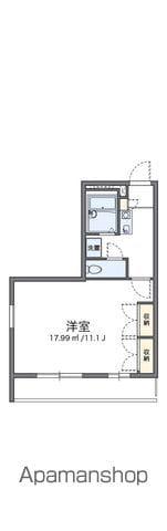 レオパレスSABA-Ⅰ(1K/2階)の間取り写真