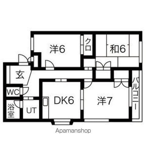PIAAYOSHINO(3DK/3階)の間取り写真
