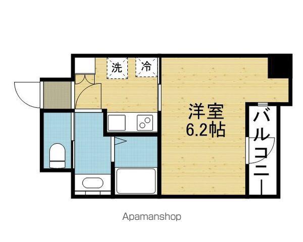 ARTIZA森ノ宮D.C(1K/11階)の間取り写真