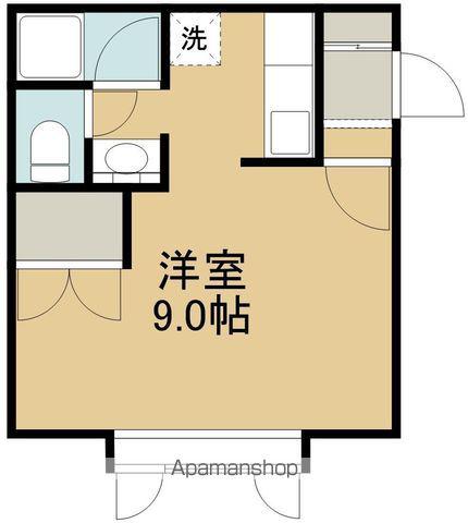 メゾンM(ワンルーム/2階)の間取り写真