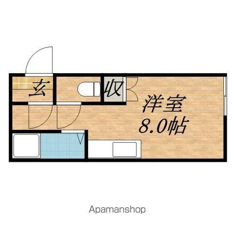 JKステージN14A棟(1K/2階)の間取り写真