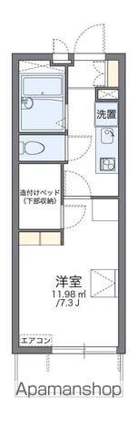 レオパレス大黒(1K/1階)の間取り写真