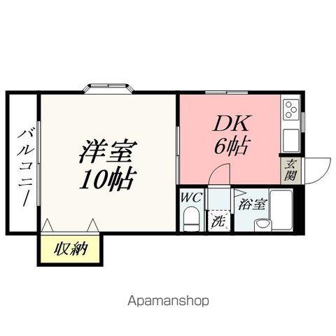 第三グレーストミ21(1DK/3階)の間取り写真