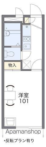 レオパレスコスモ(1K/2階)の間取り写真