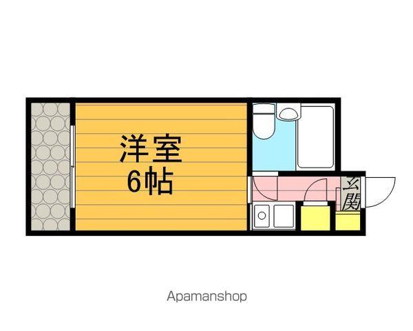 ウィンド津田沼(ワンルーム/2階)の間取り写真