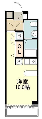 レジディア仙台本町(ワンルーム/8階)の間取り写真