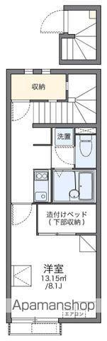 レオネクストAYUNAⅡ(1K/2階)の間取り写真