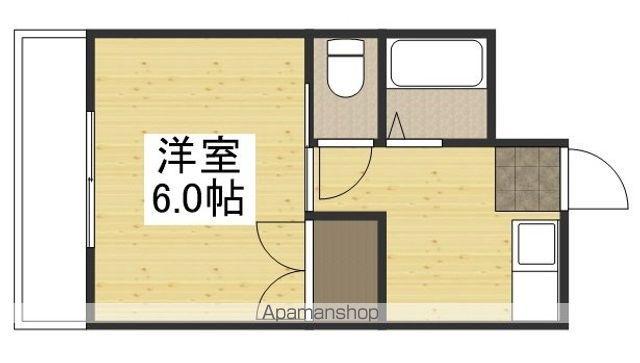 サンハイム青江Ⅰ(1K/4階)の間取り写真