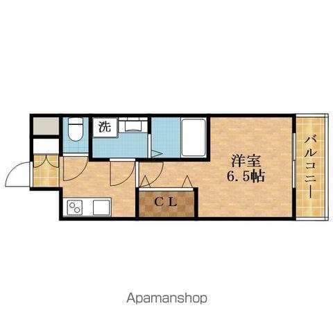 エスリードレジデンス都島シティフロント(1K/5階)の間取り写真