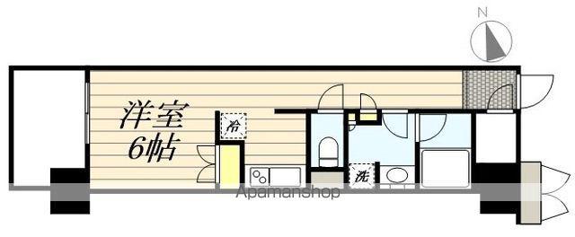 ROYALPARKS船橋(ワンルーム/3階)の間取り写真