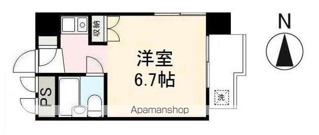 プチメゾン片原町(ワンルーム/3階)の間取り写真