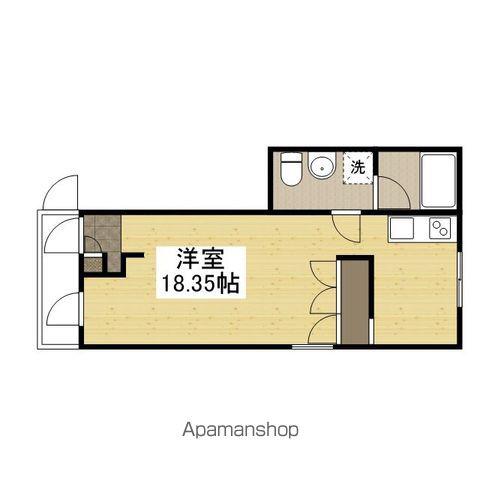 CASA DI INFINITA(ワンルーム/1階)の間取り写真