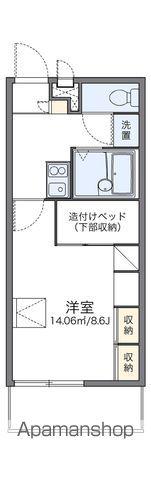 レオパレスらいちょう(1K/3階)の間取り写真