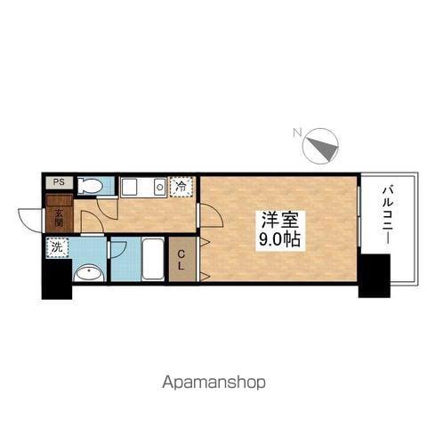 GRAND SOLEILⅢ(1K/7階)の間取り写真