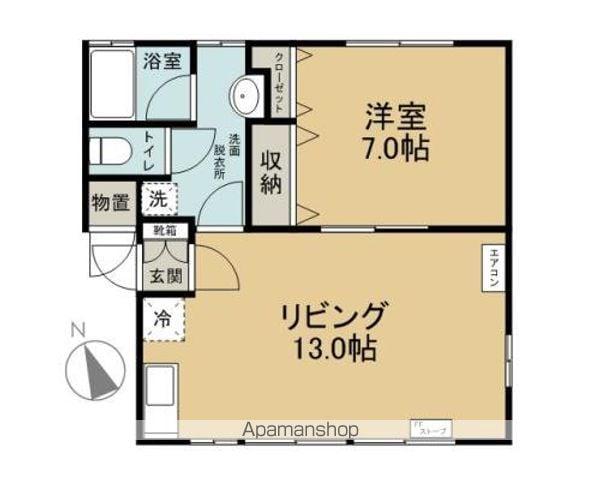 セントポルタ(1LDK/2階)の間取り写真