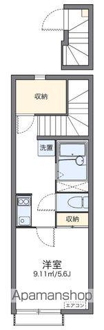 レオネクストアルデンテ 本町(1K/2階)の間取り写真
