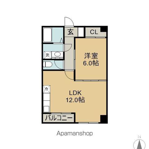 近藤ハイツ(1LDK/3階)の間取り写真