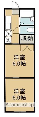 サニーライフ国見ヶ丘(2K/1階)の間取り写真