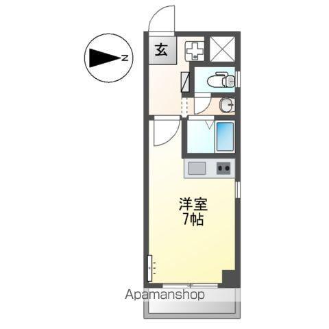 REFORTE(ワンルーム/1階)の間取り写真