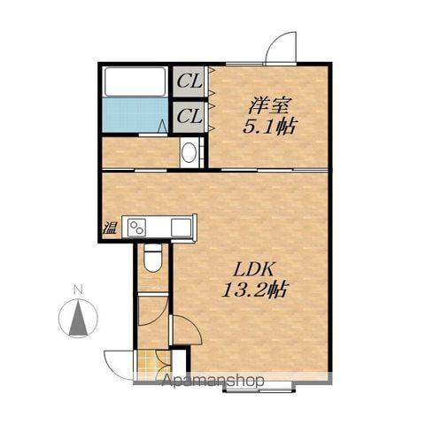 ヴィレッタ(1LDK/2階)の間取り写真
