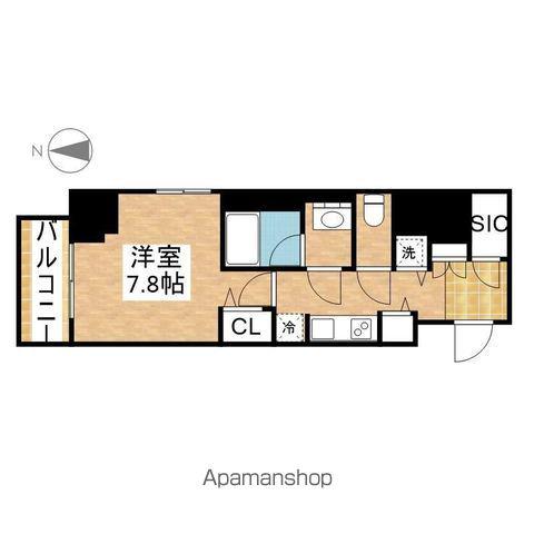 セイワパレス丸の内駅前(1K/4階)の間取り写真