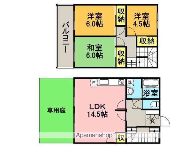 メゾンドールMURATA(3LDK/1階)の間取り写真