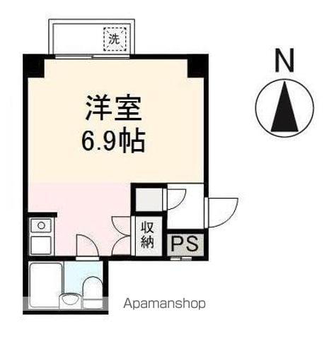 プチメゾン片原町(ワンルーム/2階)の間取り写真