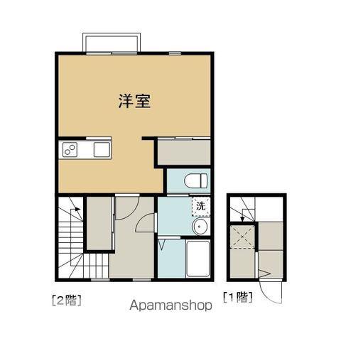 サンシャイン上田(ワンルーム/2階)の間取り写真