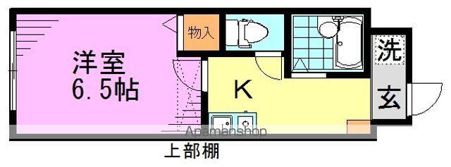エステートN(1K/2階)の間取り写真