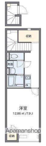 クレイノPLATINA(1K/2階)の間取り写真