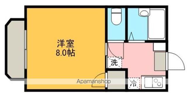 TSTⅡ(1K/1階)の間取り写真