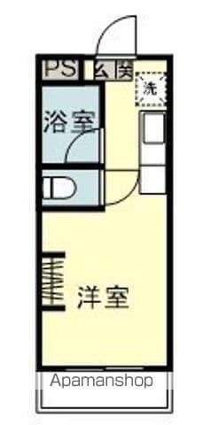 小川マンション(ワンルーム/2階)の間取り写真