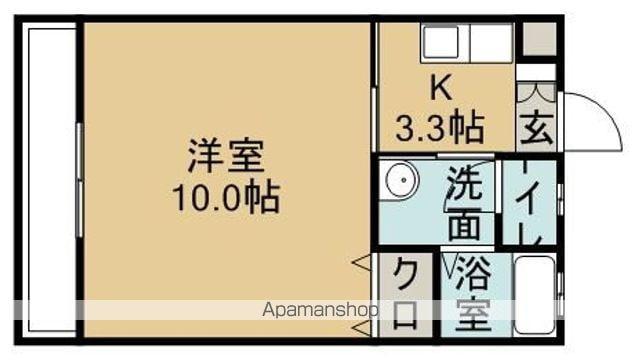 カピーレ西原(1K/2階)の間取り写真