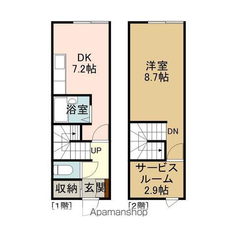 ユニフレックス森川(1SDK)の間取り写真