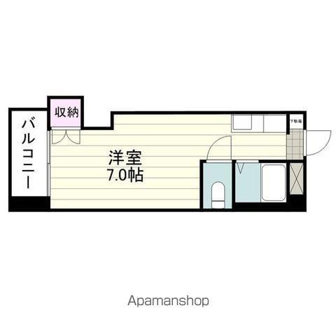 アスカビルⅠ(ワンルーム/5階)の間取り写真