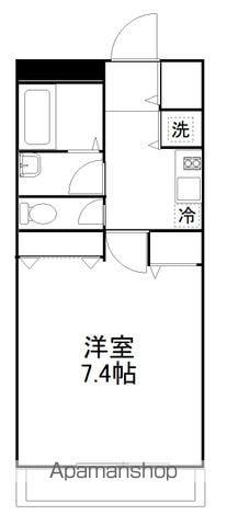 STUDIO-FLAT SHIBAYAMA(1K/1階)の間取り写真