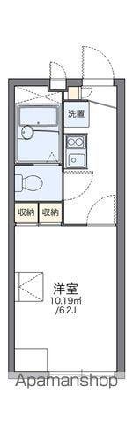 レオパレスメルシーⅠ(1K/2階)の間取り写真