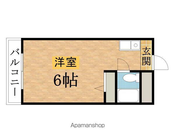 中野田口ビル(ワンルーム/5階)の間取り写真