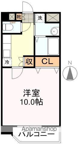 アニバーサリー第九木町通(1K/6階)の間取り写真