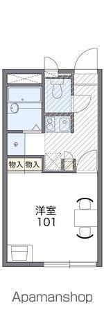 レオパレス山川東(1K/2階)の間取り写真