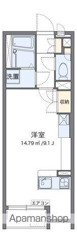 レオネクスト原(ワンルーム/2階)の間取り写真