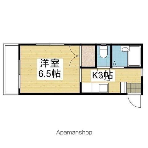 メゾン清水町(1K/3階)の間取り写真
