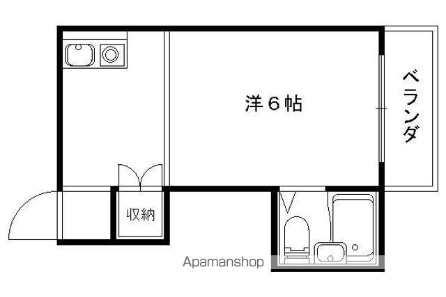 CHARON.K(1K/4階)の間取り写真